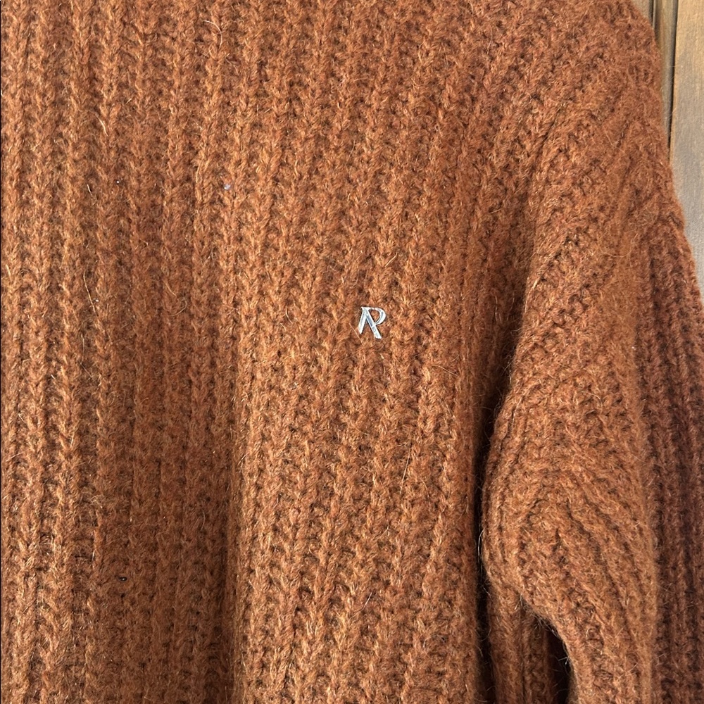 Represent Ribbed-Knit Logo-Embroidered Jumper Medium - Picture 6 of 8